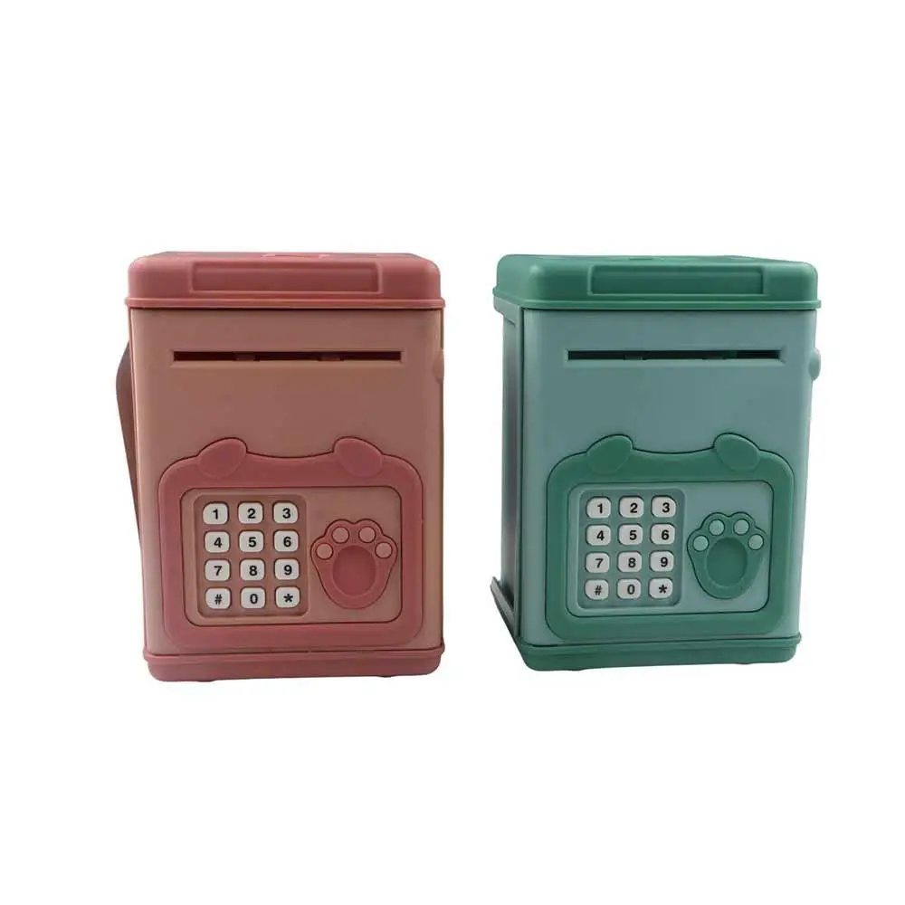 Storage Box Coins Deposit Boxes Home Decoration Coins Cash Safe Box Mini Atm Machine Children Money Boxes Password Money Box