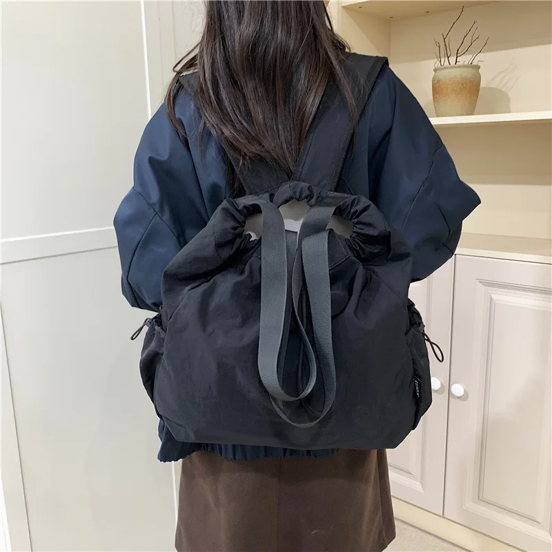 

Женская большая сумка для путешествий Capaci10, легкая сумка двойного назначения, сумка для скалолазания, повседневная простая нейлоновая ткань для подростков