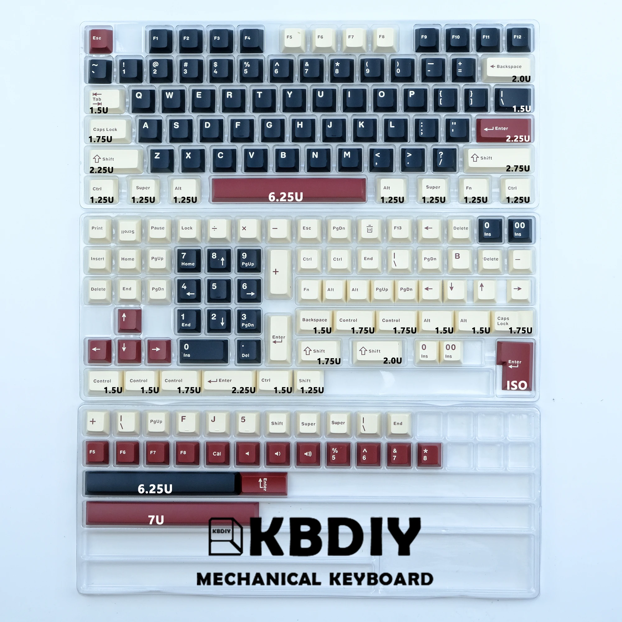 GBrosKeycap-Touches pour clavier mécanique, sans profil, double injection, PBT, ISO, botanique, Olivia, Apollo, Arctic, WOB, SHOKO, Nautilus