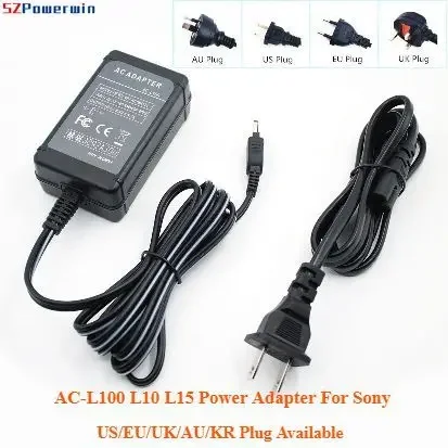 AC-L100 L10 L15 AC Power Adapter for Sony CCD-TR TRV DCR-DVD PC TR TRV Mavica FD/Cybershot DSC-F/S/D Series DSC-F707/F717/F828