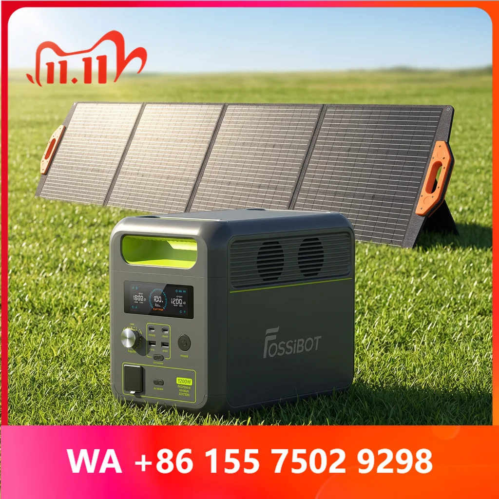 Fossibot Fossibot F1200 1200W 1024Wh Storage Lifepo4 Generator US UK JP Plug ed Station for Emergency portable power station