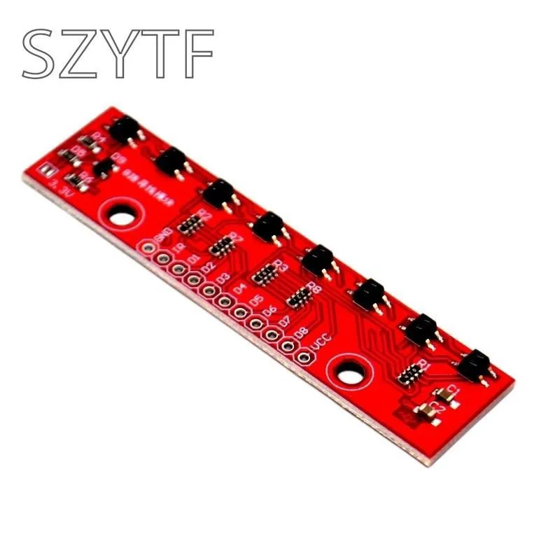 8 Channel IR Tracking Sensor Module 8 CH Infrared Line Track Trace Detect Detection Board DIY Detector for Arduino Smart Car