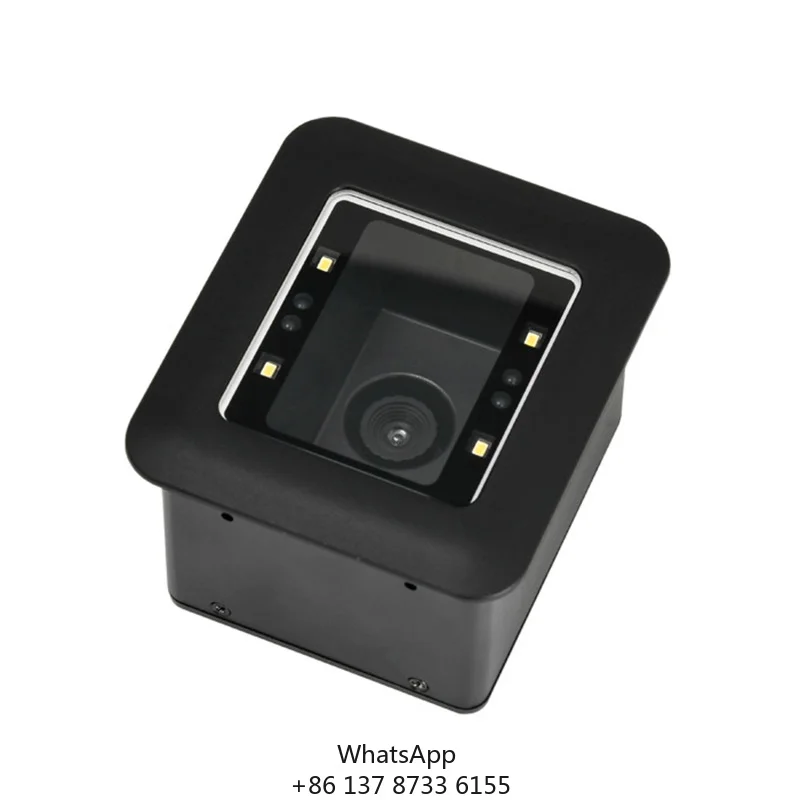 Rakinda RD4500R Fixed Mount CMOS 1D/2D Barcode Verifier USB/RS232 Port Wiegand QR Reader Kiosk Turnstile 1-Year Warranty
