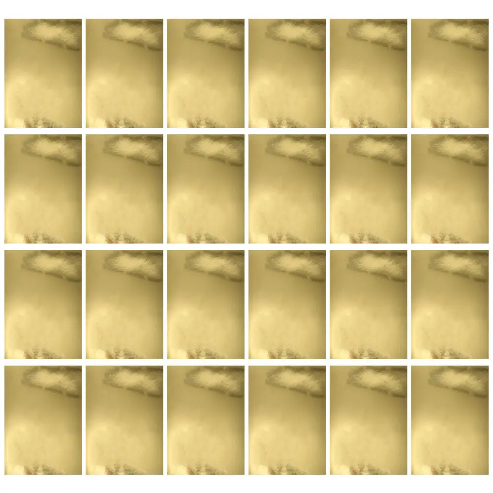 60Pcs Metallic Gold Cardstock Paper Shiny Mirror Foil Sheets for DIY Folding Origami Scrapbooking Crafting Projects