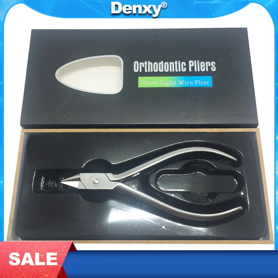 

Denxy 1 Pcs Dental Orthodontic Short Light Wire Plier Orthodontic Pliers Forceps Dentist Pliers Orthodontic Instruments