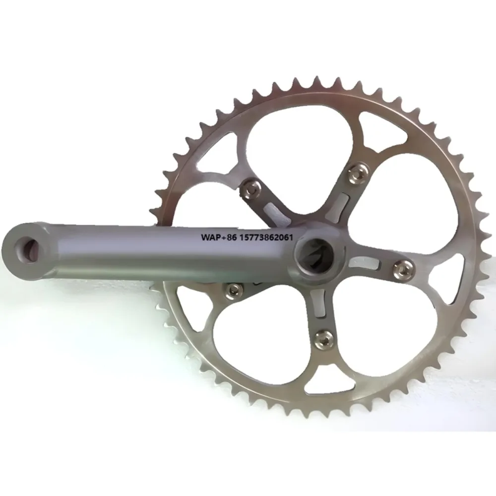 

Titanium Bicycle Crankset for Cruisers 52T Chain Ring 172.5mm Crankarm Lightweight