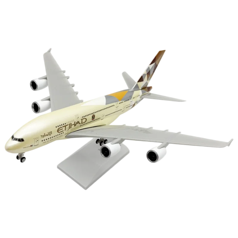airbus-a380-etihad-airways-1-200-scale-resin-31cm-aircraft-model-for-kids-gift-collectible-for-adults-miniature-items