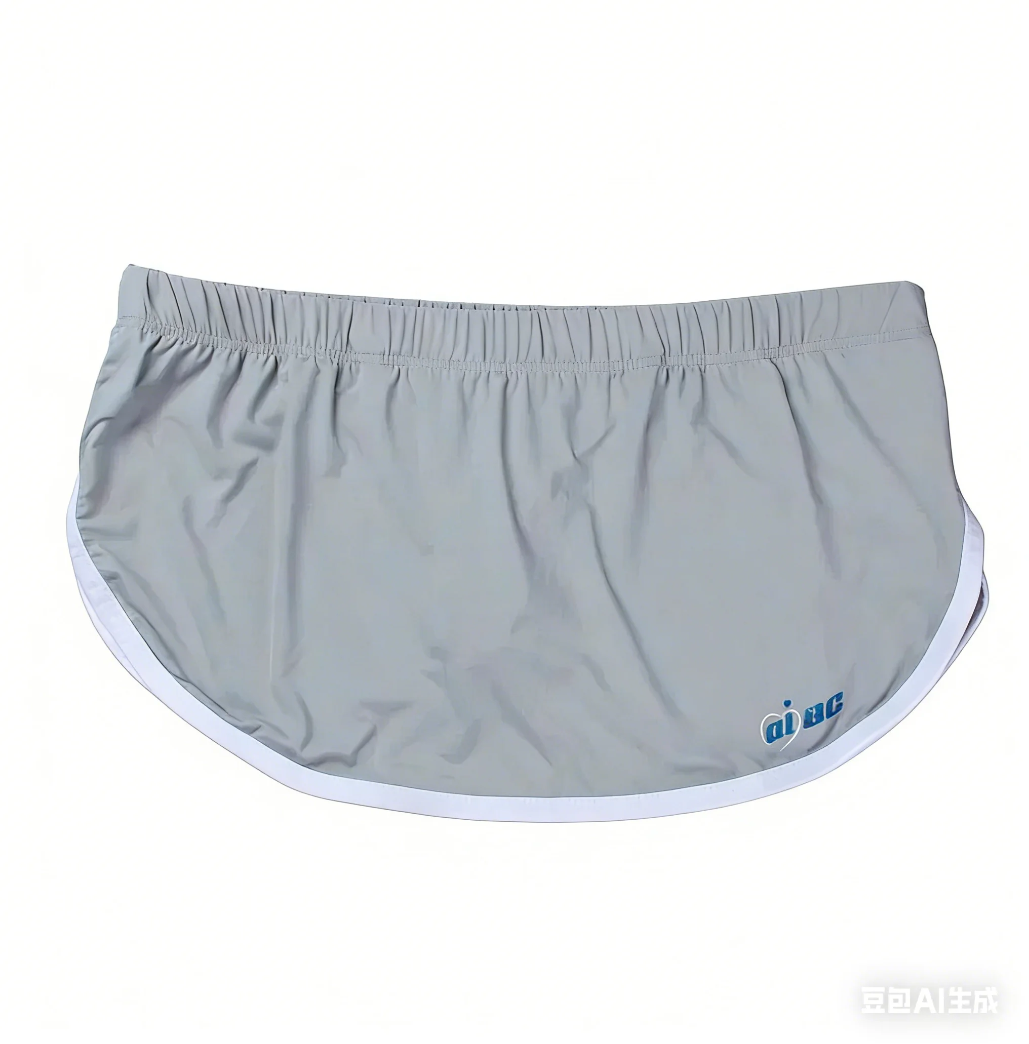 Men's Sexy Erotic Boxer Shorts Seamless Two-piece Pouch High Split Design Home Underwear Loose Homewear Youth Fashion Daily Wear