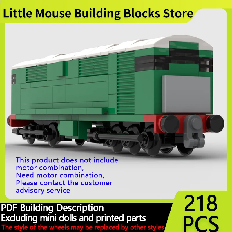

Popular Anime City Car Model MOC Building Bricks Steam Locomotive Modular Technology Gifts Holiday Assemble Children Toys Suit