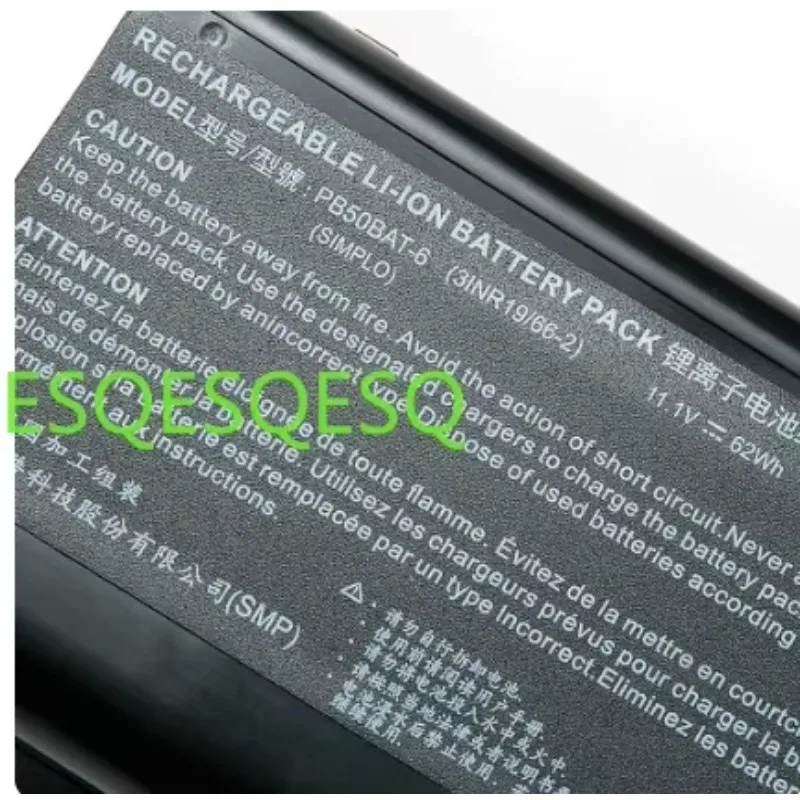 

Аккумулятор для ноутбука Keyuan для Clevo PB50BAT-6 PB51RF-G PB70EF-G PowerSpec серии 1720 или PowerSpec 1720 1520 для Sager NP8371