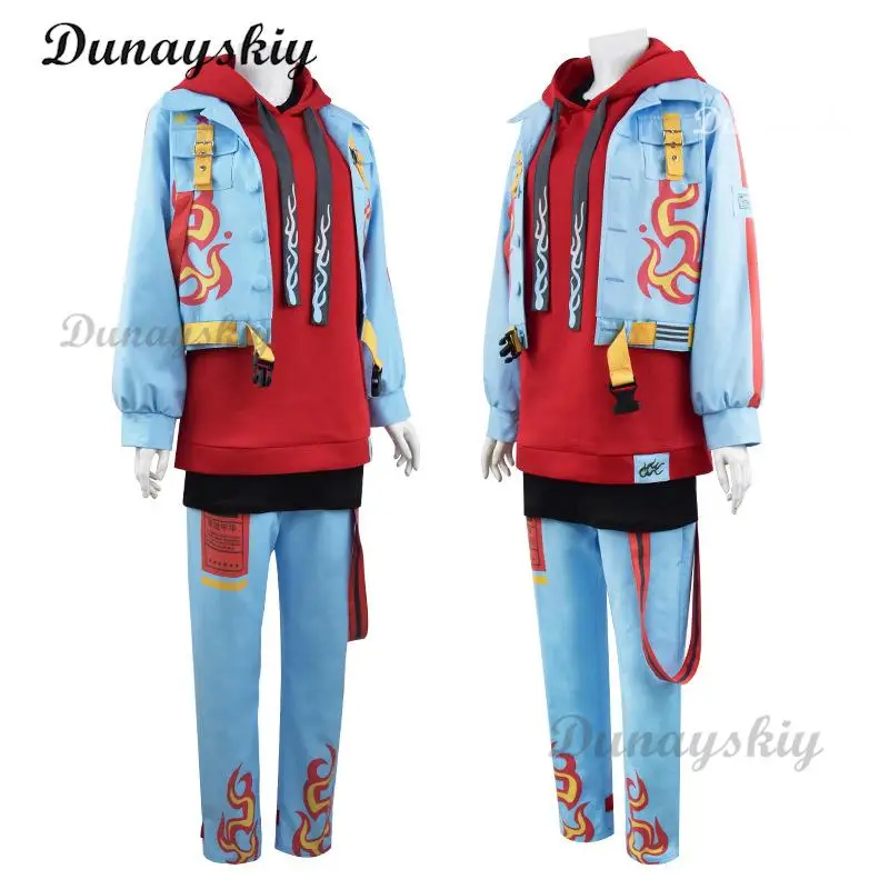 Paradox Live Allen Sugasano Cosplay Costume Printed Embroidered version HIPHOP Suit COSPLAYONSEN custom made