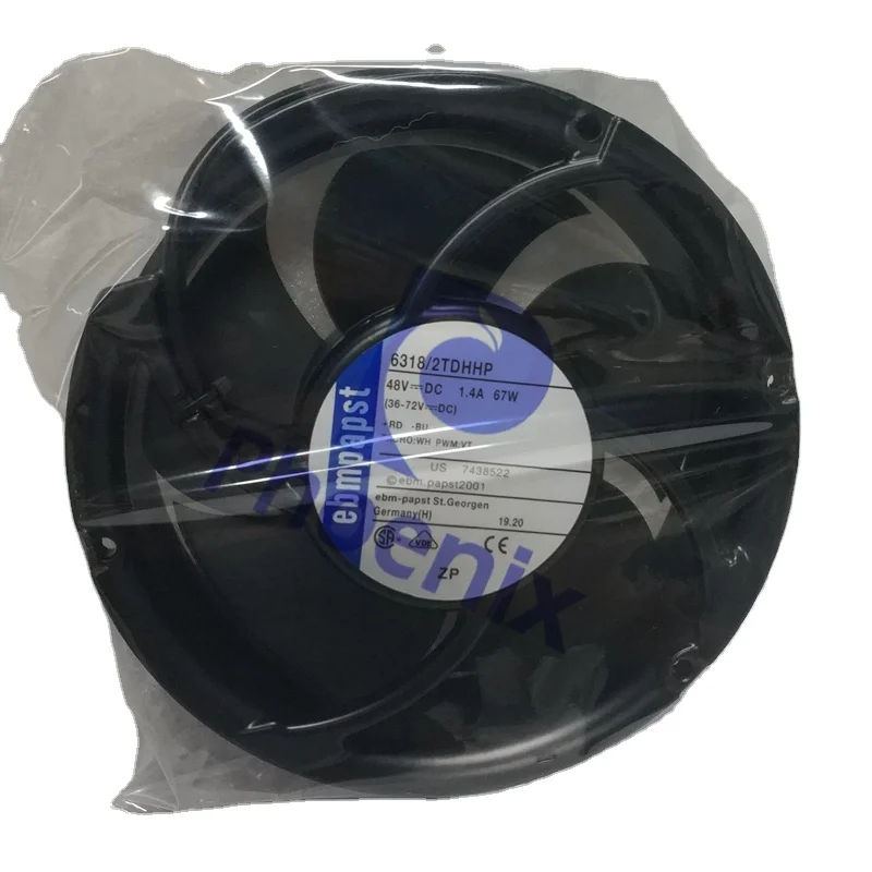 Imported new  6318/2TDHHP  Fan DC 48V 1.4A 67W For MAN ROLAND 700/705   For cooling vane   motor