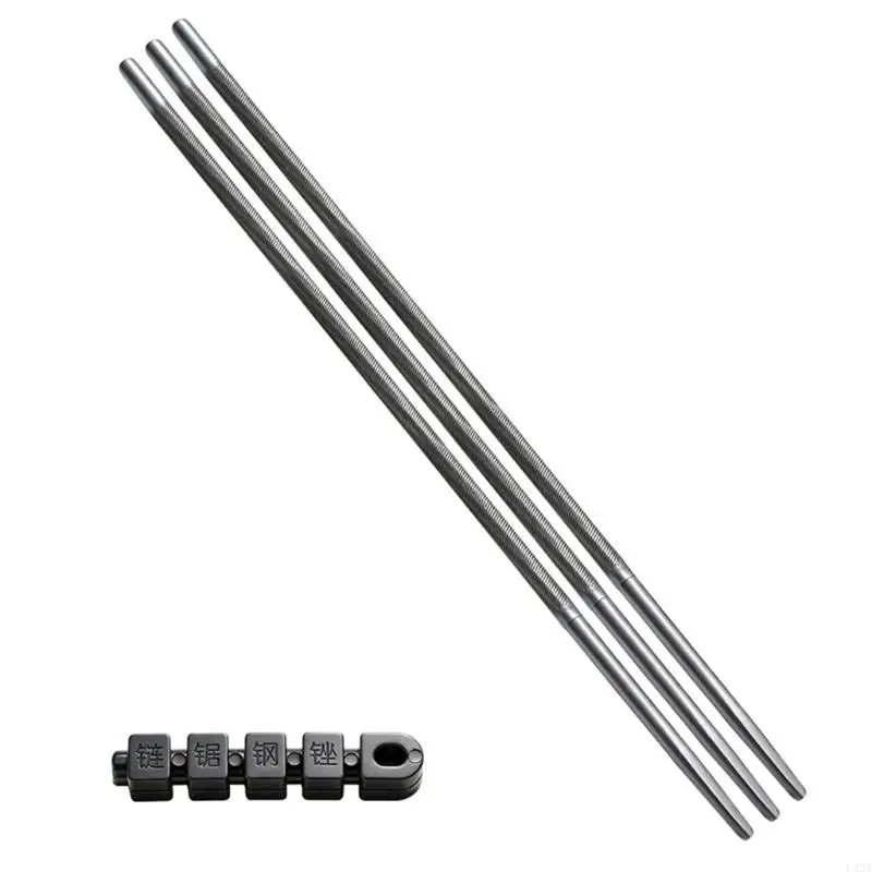 L43A Chainsaw Sharpening File Set, Chainsaw Chain Sharpener Sawer Tooth Sharpening Tool Steel Construction Tool