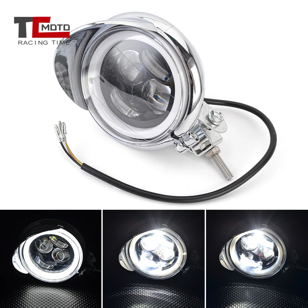 

Мотоциклетный светодиодный вспомогательный противотуманный фонарь для Harley Electra Glide Bad Boy, фара для вождения, противотуманная фара, точечный светильник