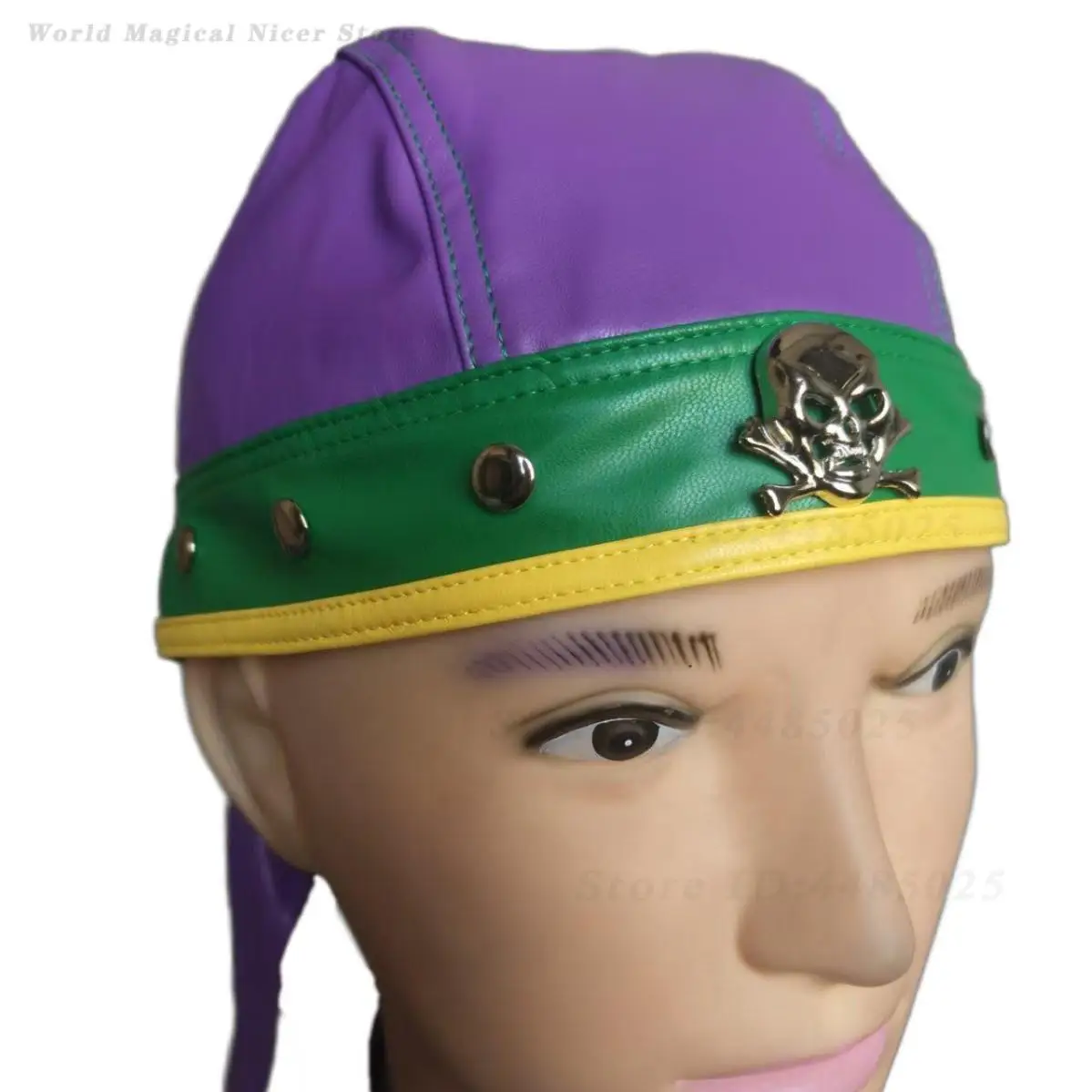 Colorful Decorative Party Hat, Fashion Costume Accessory for Halloween Theme Cosplay Bar Club Stage Performance & Festival