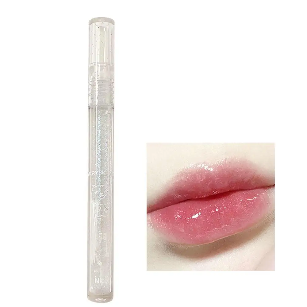 Lip Gel Essence Hydrating Water Gloss Mirror Glass Tinted Lip Smooth Lipgloss Long Lipstick Lasting Moisturizer Lip Balm R8W0