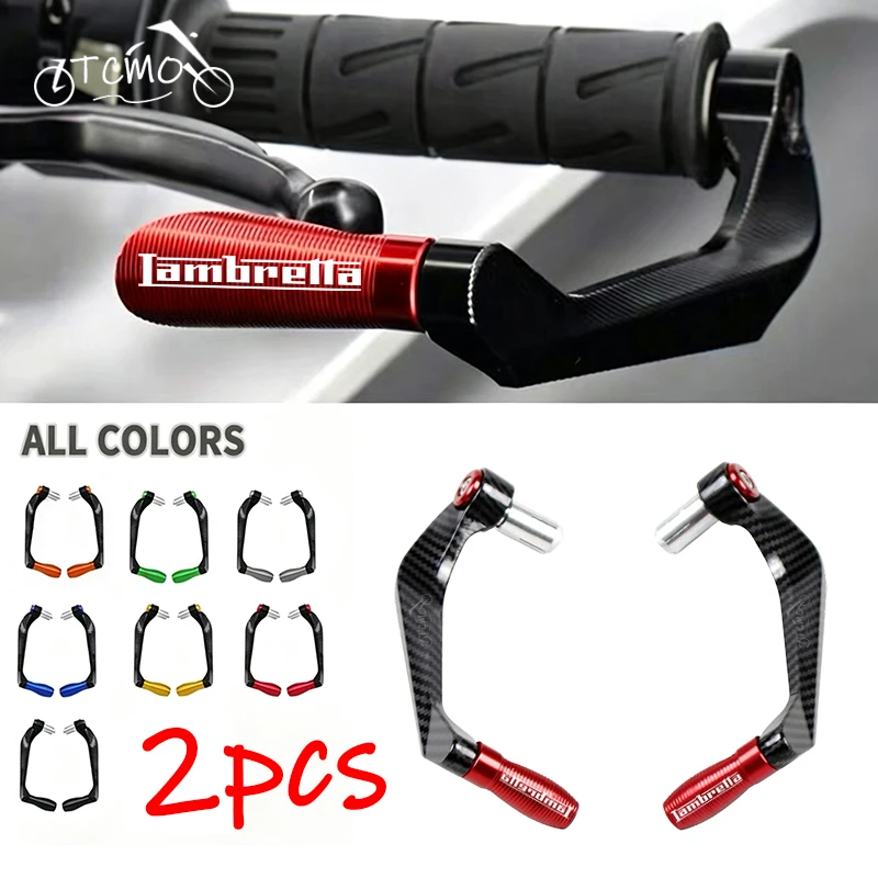 Accesorios para Motocicleta Lambretta G350 X300 V125 V200 V50 X125, Puños para Manillar, Palancas de Freno y Embrague, Protector de Manillar
