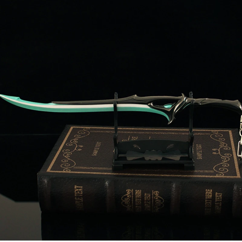 21 centimetri Valorant Arma Eterna Sovrano Gioco Agenti Periferici Melee Metallo Katana Samurai Spada Raccogliere Ornamento Artigianato Regalo Giocattoli
