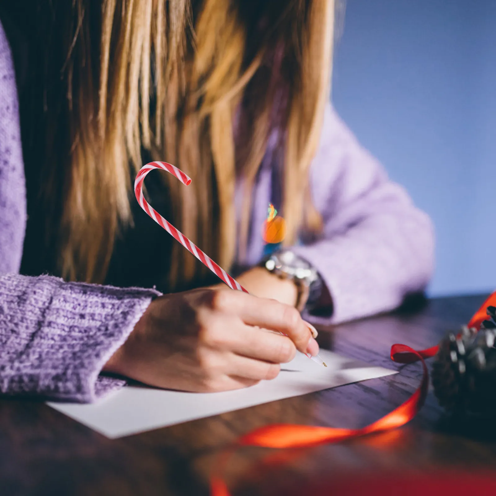 

18Pcs Christmas Ballpoint Pens Creative Plastic Cartoon Design Smooth Writing School Office Holiday Party Supplies Christmas