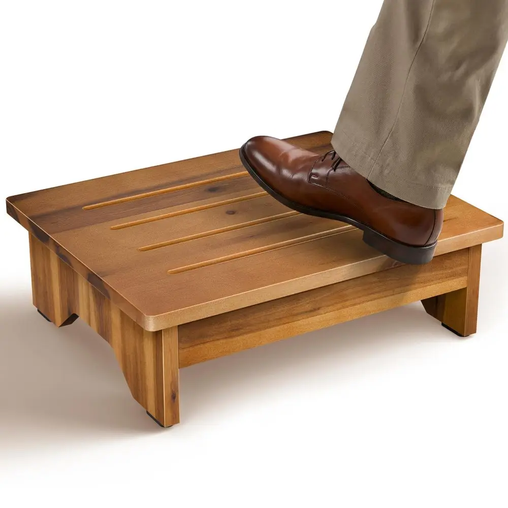 

Деревянная подставка-ступенька из акации, 5 ступеней, не требует сборки, нагрузка до 227 кг, маленькая подставка-ступенька, ступеньки для высоких кроватей для взрослых