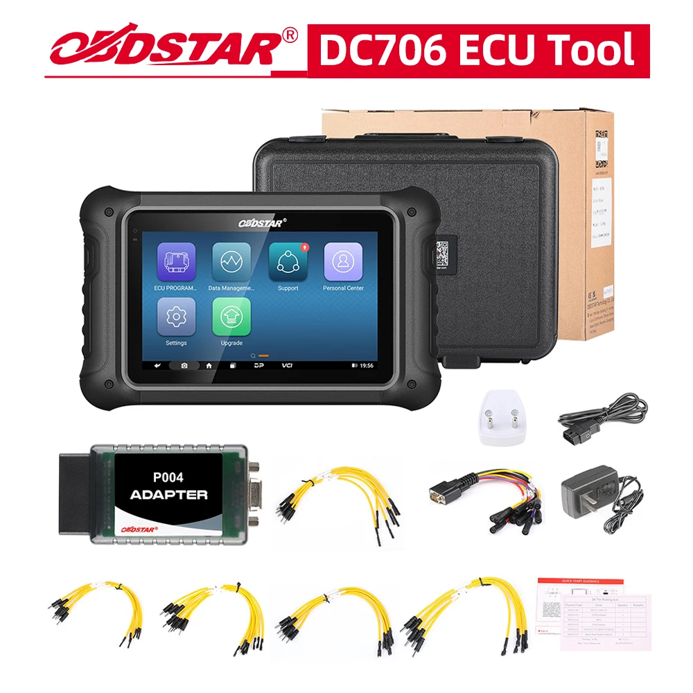 OBDSTAR DC706 ECU Tool Full Version A/ B/ C Version for Car and Motorcycle ECM & TCM & BODY Clone by OBD or BENCH