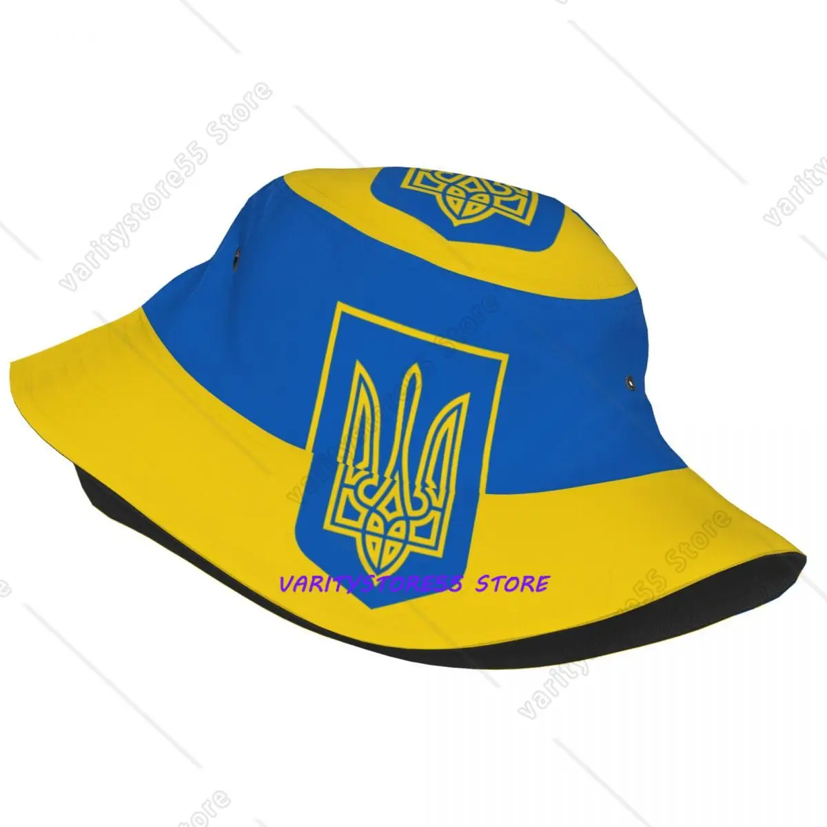 Beach Hatwear Ukraine Flag Stuff Bucket  Trendy Unisex  Sun Hat Ukrainian  Fishing Fisherman Cap Sport
