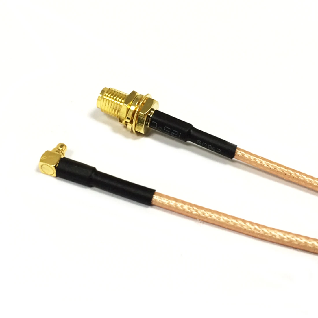 1PC Wireless Antenna Extension RP SMA Female Jack to MMCX Male Right Angle Pigtail Cable RG316 15cm NEW Wholesale