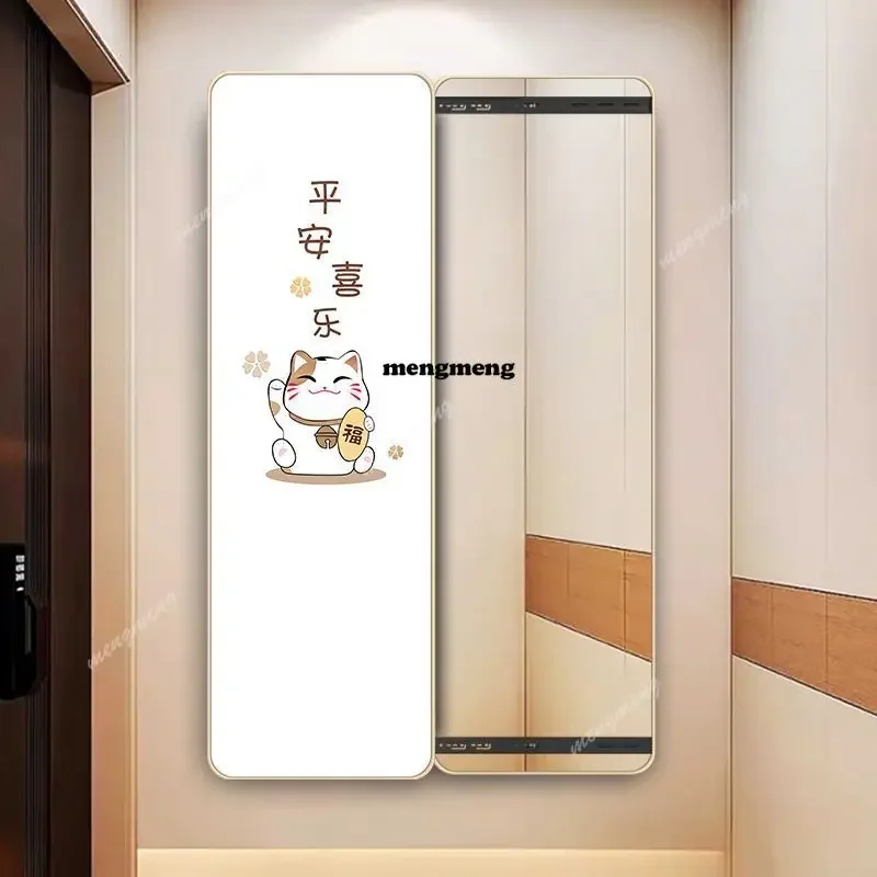 Espejo Organizador de Maquillaje con Marco para Baño, Espejo Rectangular de Diseño Moderno para Mujer, Espejo de Cuerpo Entero, Decoración para el Hogar F132