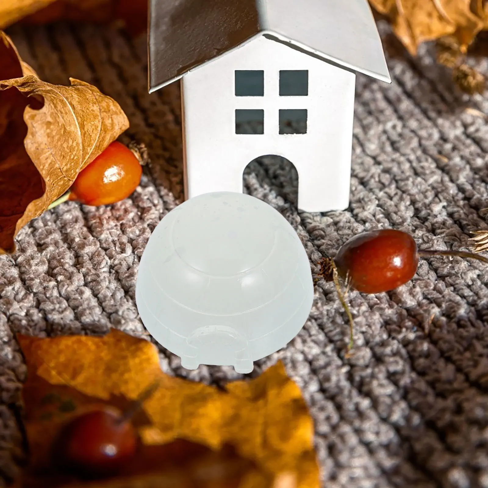 

4 Pcs Igloo Statue Home Decor Ice House Artificial Ornament Toy Figurine Resin Decorative Sculpture Micro Model Figures
