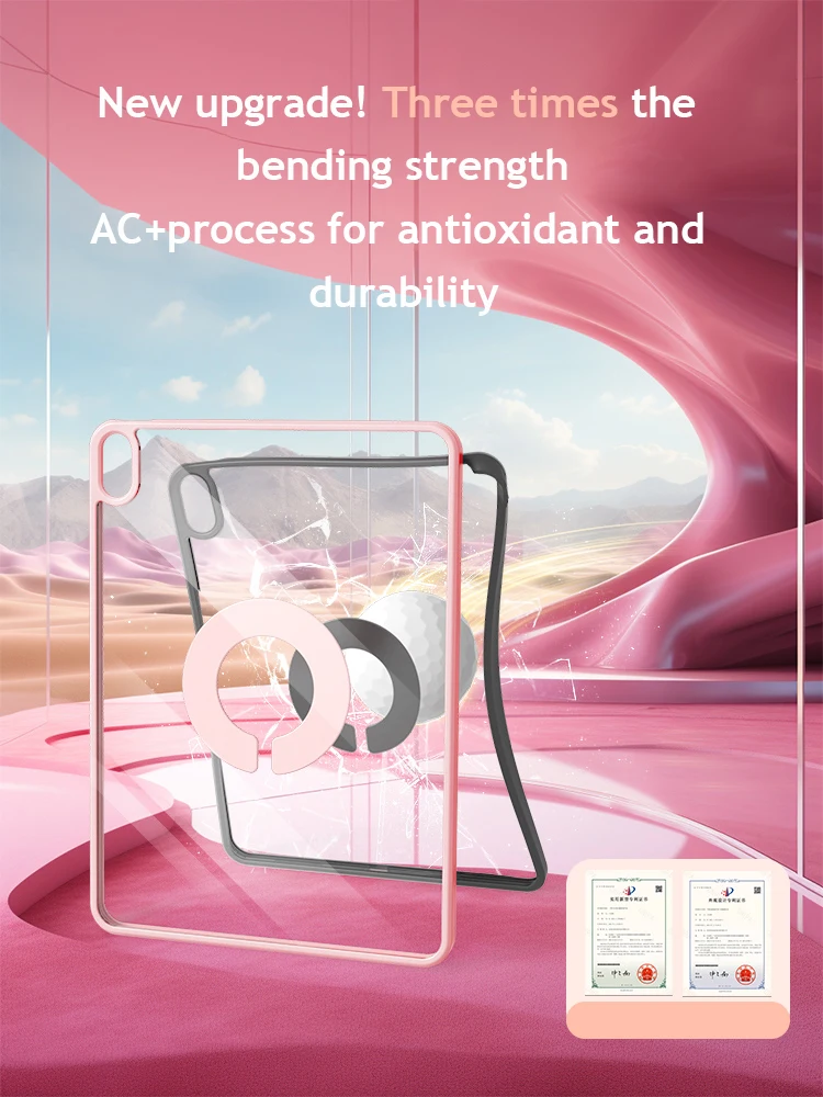 2025 M5 For iPad Air Pro 13 11th Case 2026 M4 2024 Powerful Magnetic Attachment Slim Trifold Stand Case For iPad 10th Mini A17 6
