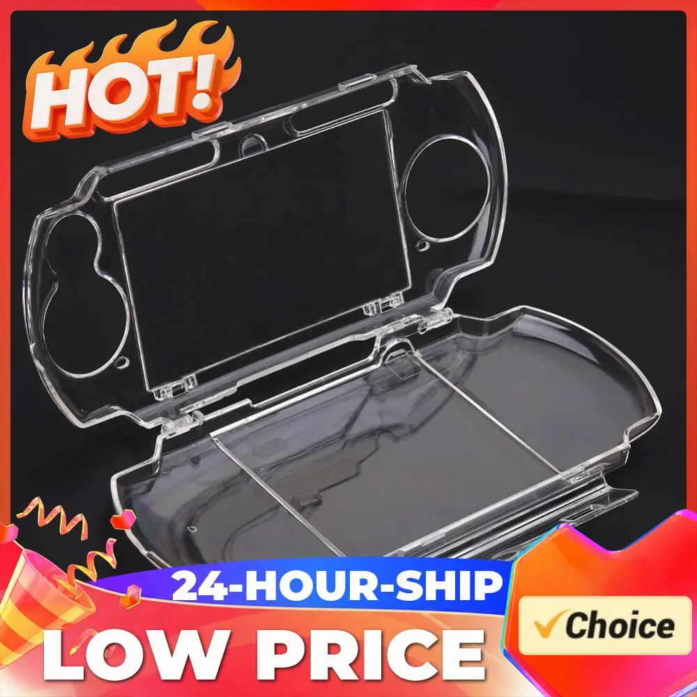 

Plastic Clear Crystal Hard Shell Case Cover Crystal Case Replacement Shell Case for PlayStation Portable 2000 3000 Game Console