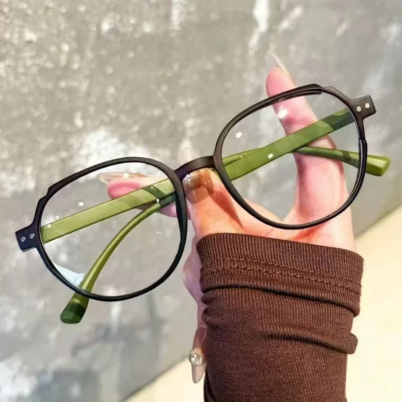 Fashionable Oval Frame Reading Glasses Ultra Light Men's and Women's Reading Glasses Eyeglasses +4.0 Presbyopia Glasses