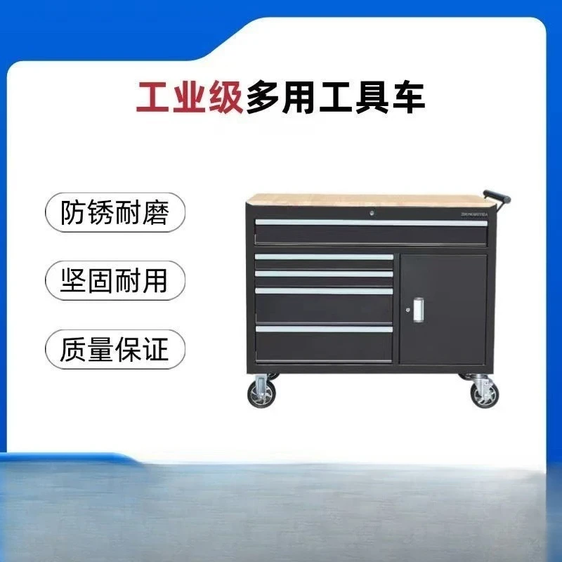 Trade multi-functional factory workshop wooden countertop maintenance table storage cabinet