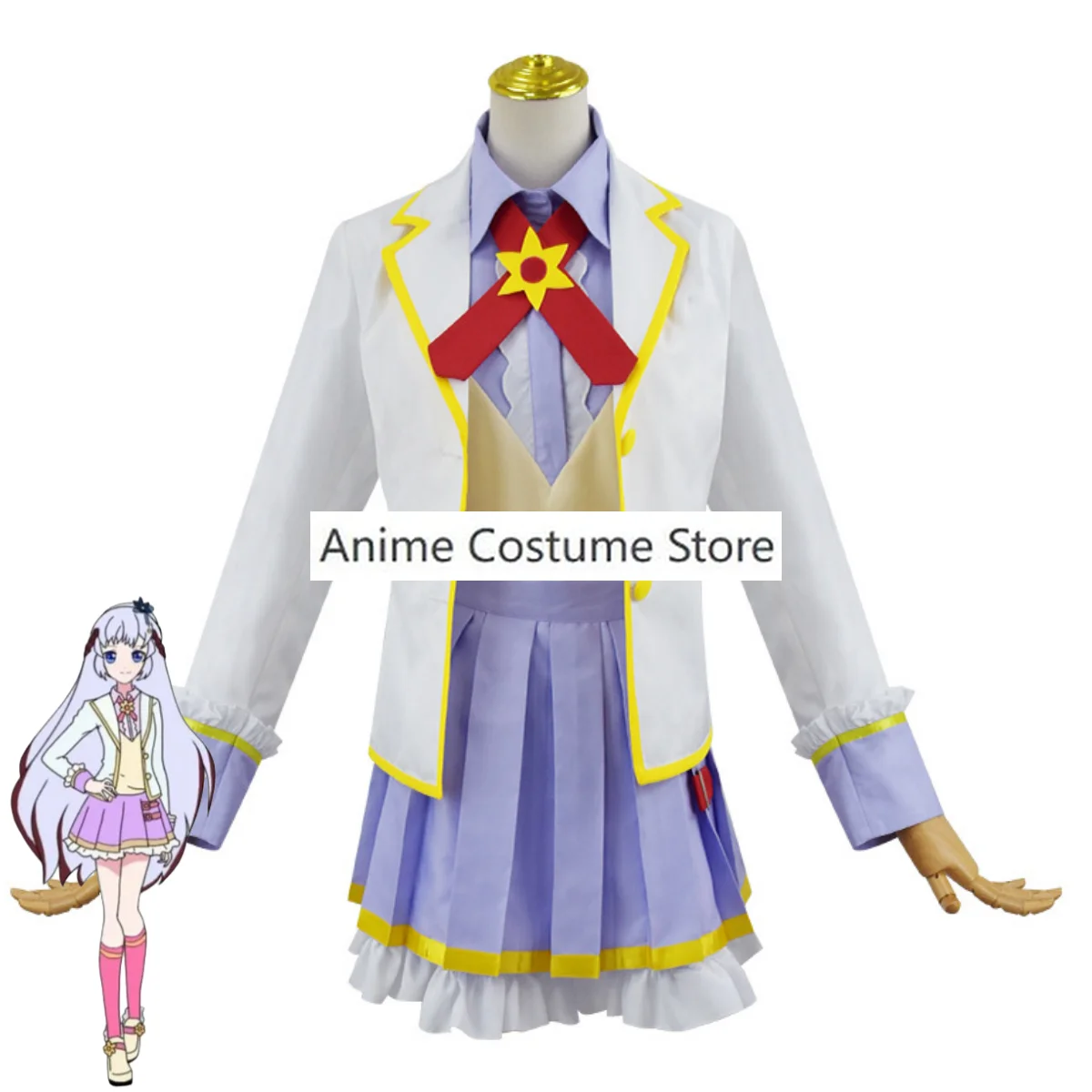 Anime Shibuki Ran Hoshimiya Ichigo Kiriya Aoi Cosplay Costume Venus Ark School Uniforms Skirt Coat Woman Lovely Christmas Suit