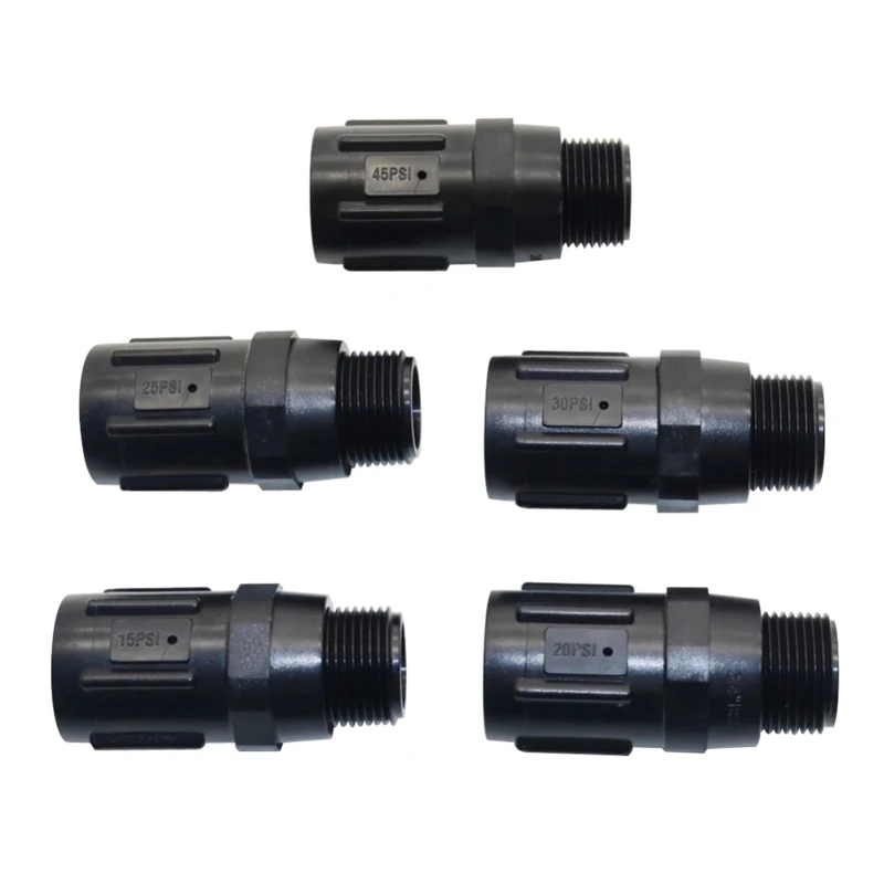

15psi-45psi Thread Water Pressure Regulating for Valve Reducing Valves Device for Indoor Outdoor Garden Yard Drop shipping
