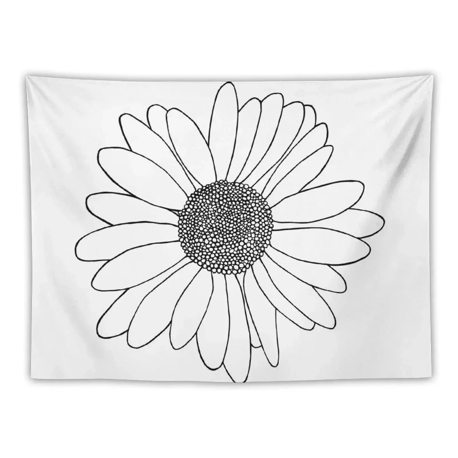 

Daisy Tapestry Art Mural Tapete For The Wall Japanese Room Decor Tapestry