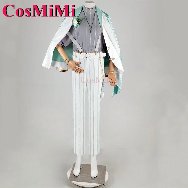 CosMiMi Eiden 코스프레 게임 Nu: 카니발 의상 봄 축제 패션 잘 생긴 제복 카니발 파티 역할 놀이 의류 S-XXL