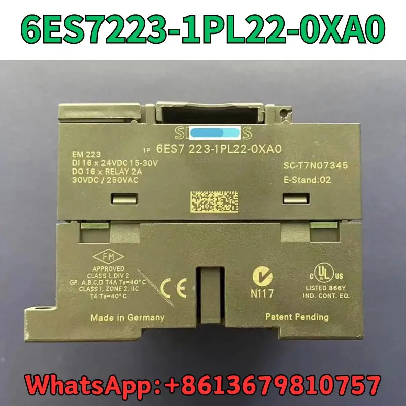 Used PLC 6ES7223-1PL22-0XA0 test OK Fast Shipping