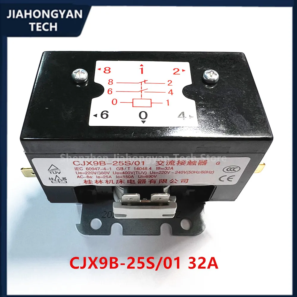 For Compressor AC contactors for each brand's air conditioning outdoor units: CJX9B-25S/01, 32A