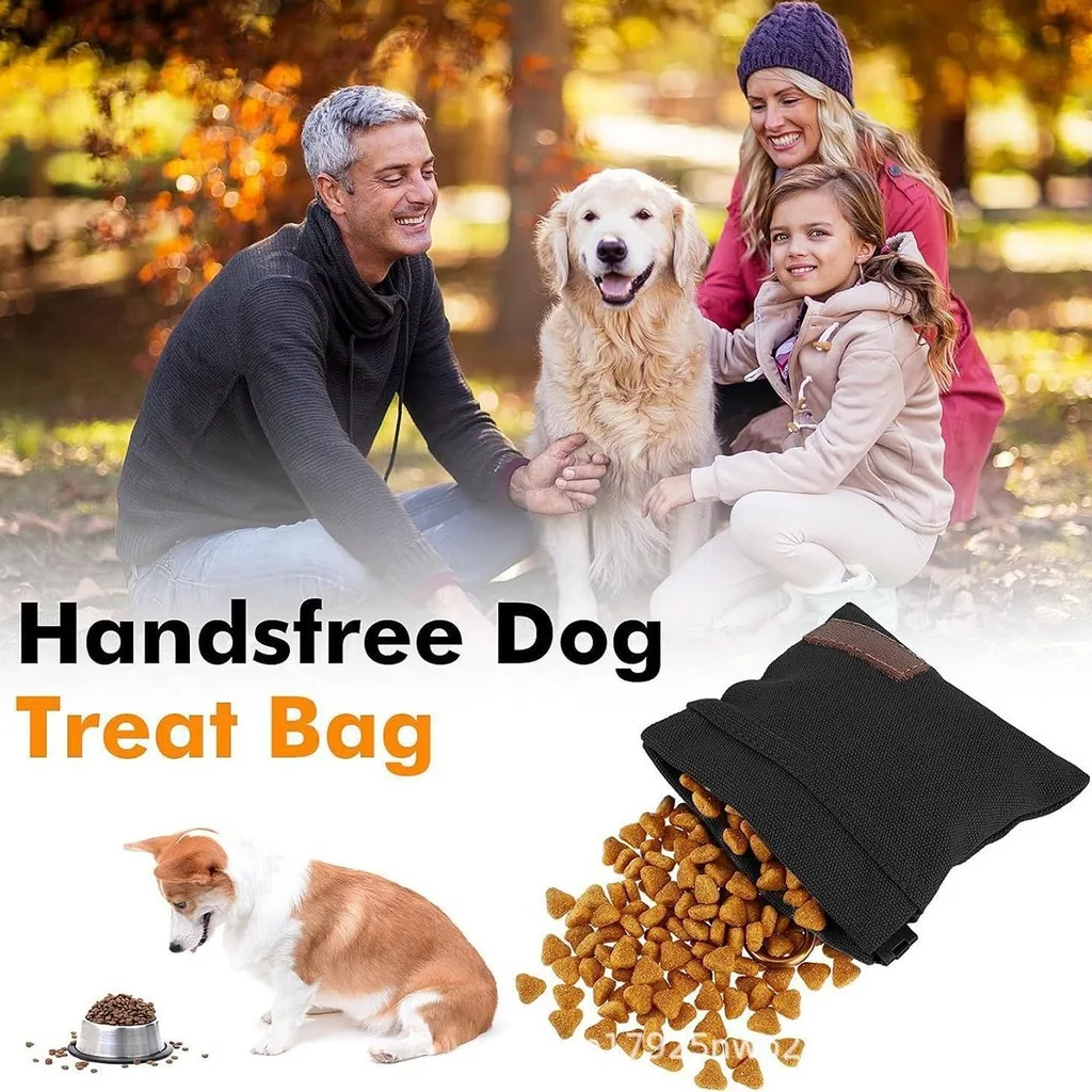Portable Dog Snack Bag Lightweight Waterproof Dog Treat Pouch Dog Snack Bag Portable For Holding Poop Bags Daily Walking