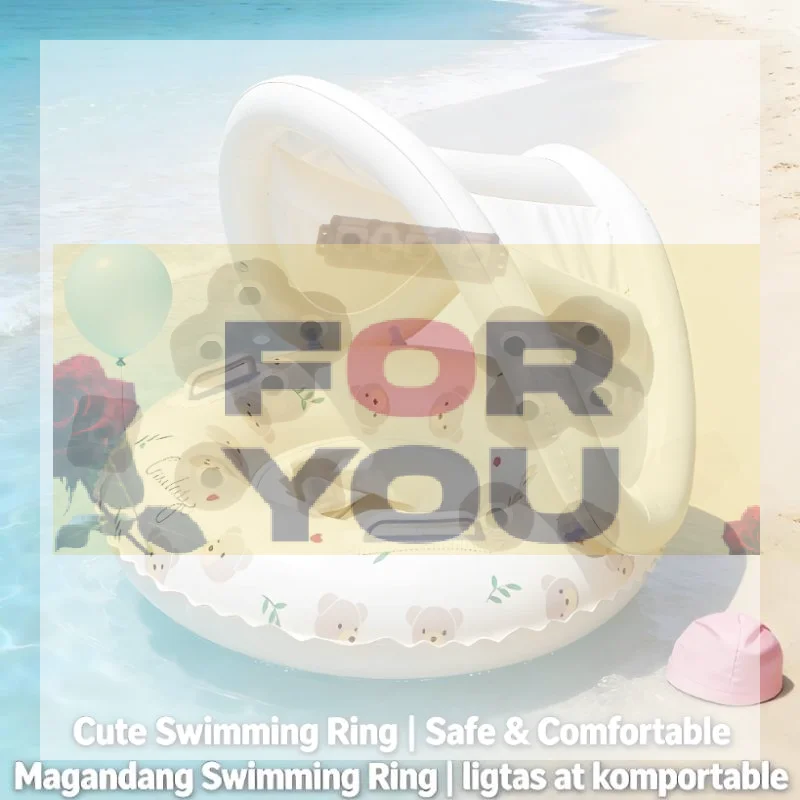 

【OD】Baby Swimming Float Ring Pool Bathtub Toys Pool Accessories For Kids Swimming Circle Float Seat Summer Beach Pool Party