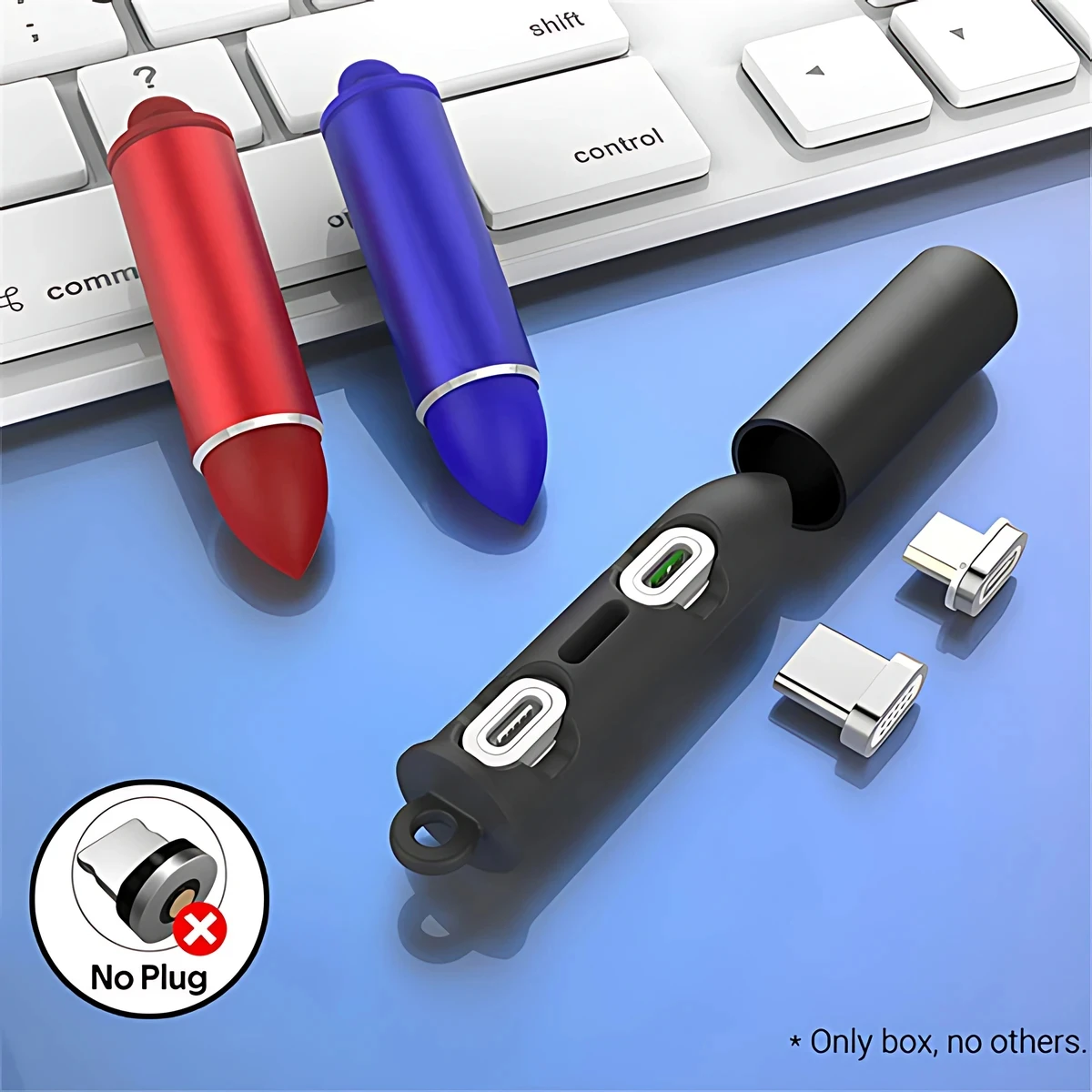 Adattatore universale per scatola di immagazzinaggio con spina magnetica in metallo mini portatile per iPhone Micro USBC Tipo C Organizzatore di cavi per caricabatterie magnetico