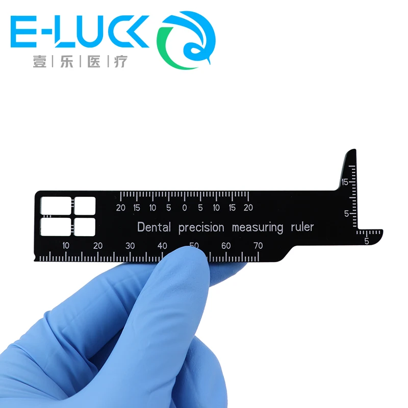 Dental Precision Measuring Ruler Photography Gauge Dentistry Instrument luminum Medical Tool Span Measure Scale Endodontic Tool