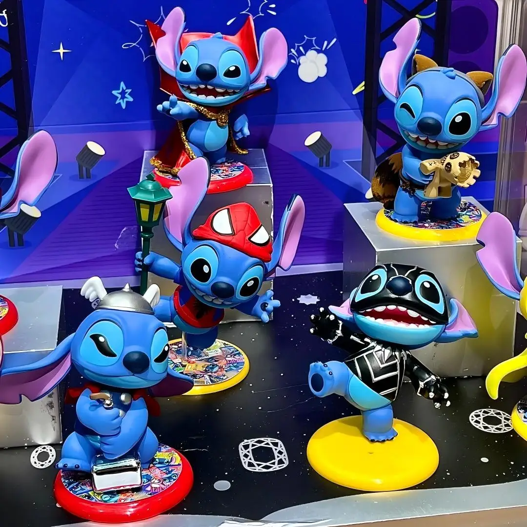 

MINISO Stitch слепая коробка Marvel Comics COSBI мини-фигурка серии Mystery Box периферийные устройства для фильмов день рождения фестиваль подарки-сюрпризы