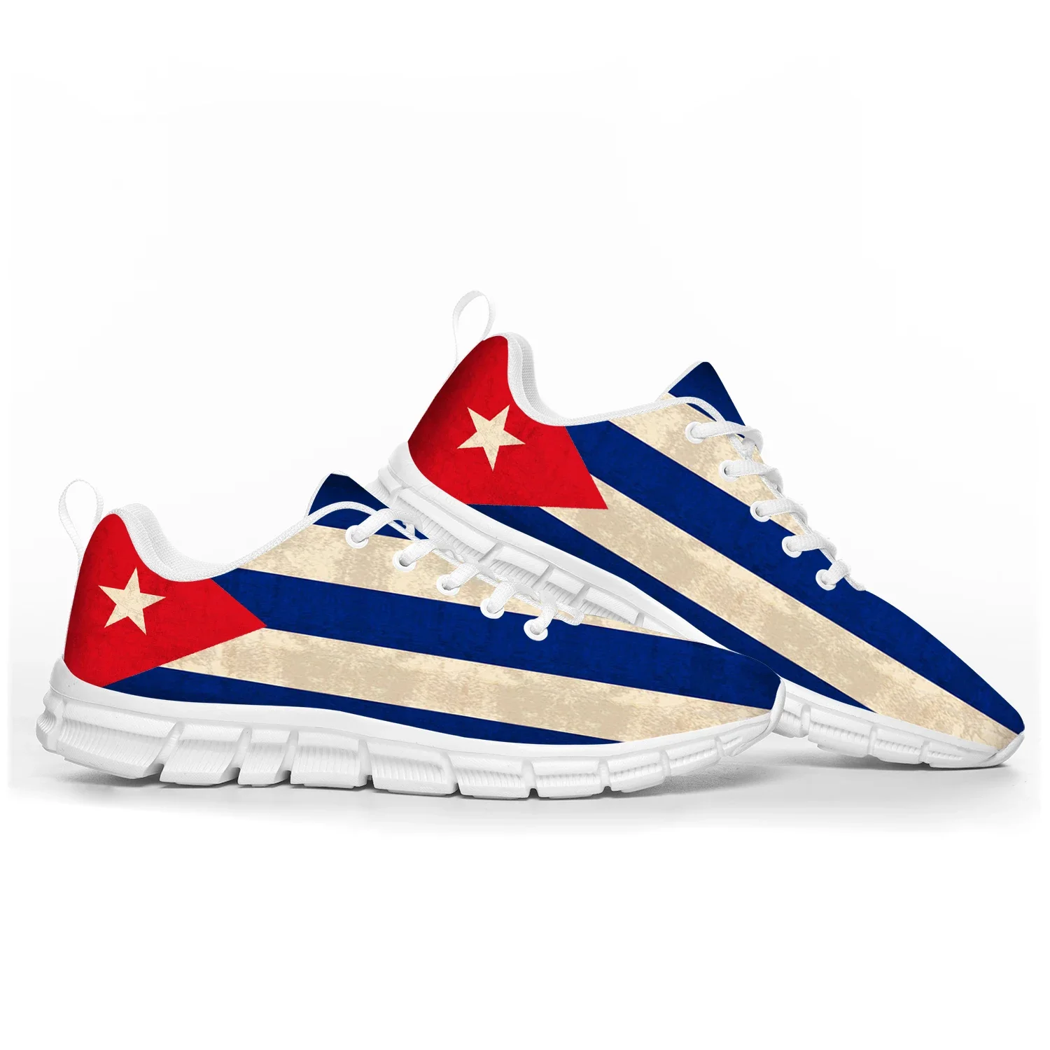 Cubaanse Vlag Sportschoenen Heren Dames Tiener Kinderen Sneakers Cuba Mode Grappig Casual Custom Hoge Kwaliteit Paar Schoenen