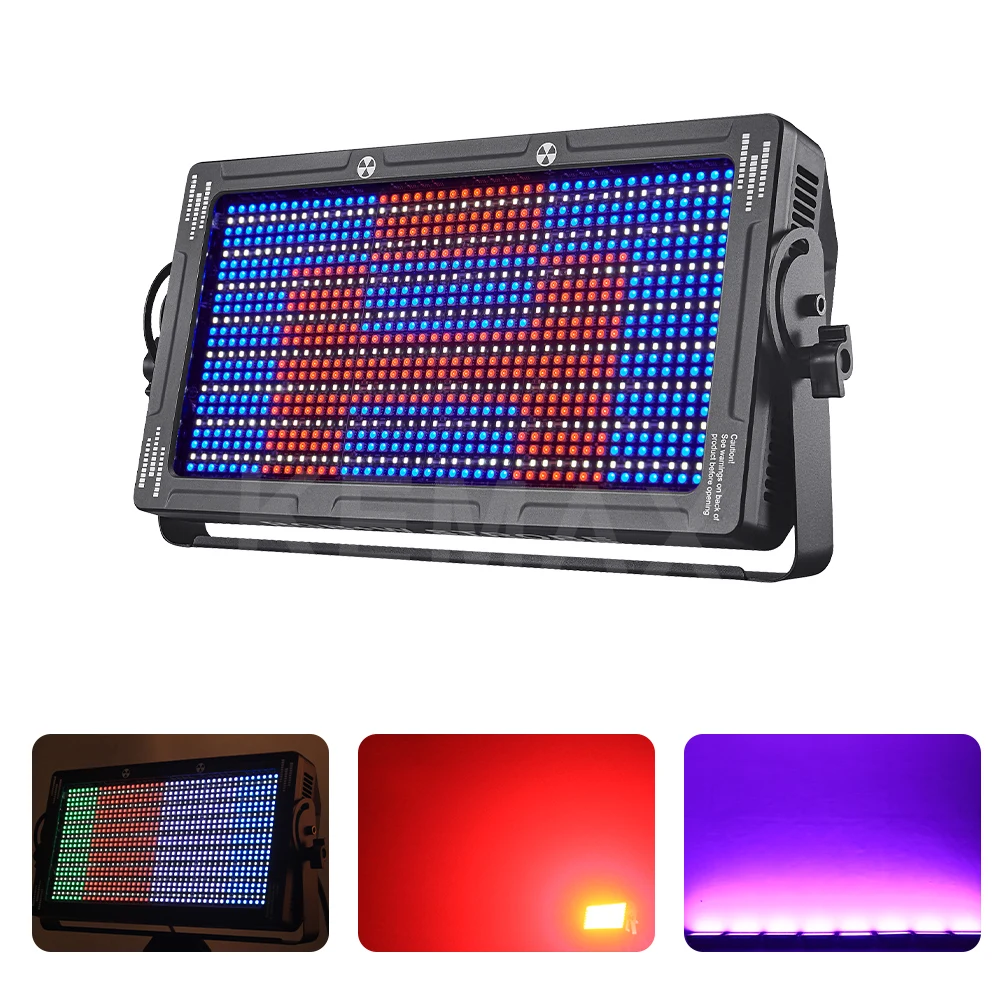 48+8 Segment LED Strobe Light RGB + White 250W DMX512 Wash Stage Light Uplight DJ Lights For Nightclub Bar Events