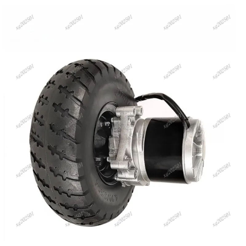 

10-дюймовый комплект внедорожных шин 4.10-4 для электрической тележки 4WD 1000 Вт с двигателем 250 Вт и беспроводным пультом дистанционного управления