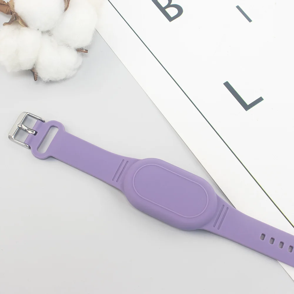 Custodia in silicone con cinturino in silicone Supporto per braccialetto Bracciale per bambini di ricambio Bracciale per bambini impermeabile per Samsung Galaxy SmartTag 2