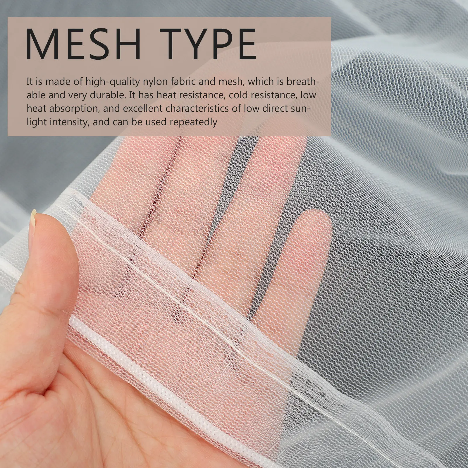 Mesh Net Bag - قطعتان من أكياس الشبك المضادة للحشرات،