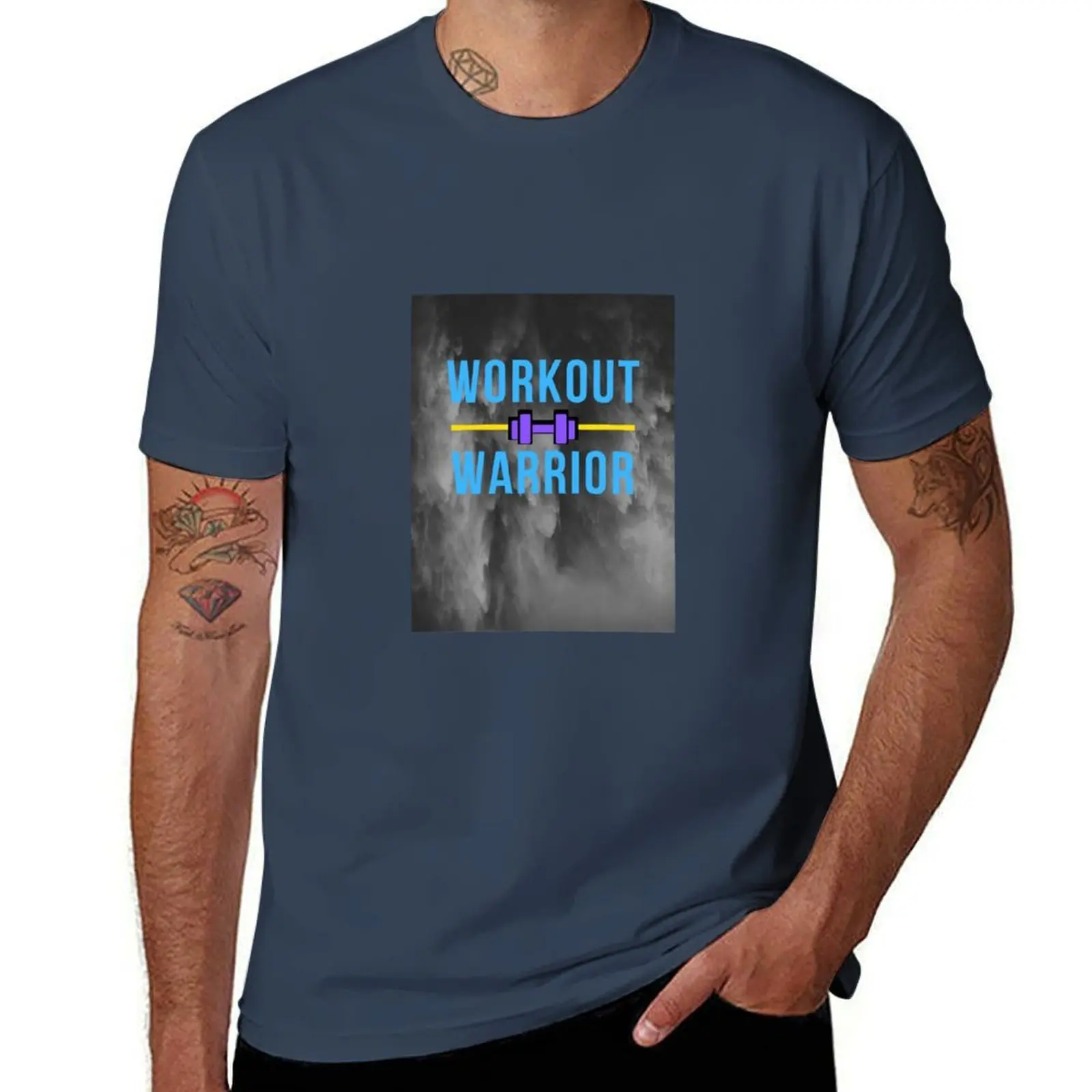 

fitness and dark clouds T-Shirt man t shirt designer cotton t shirt man T-Shirt